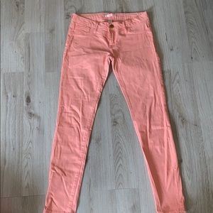 Peach Stretchy Skinny Jeans